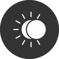 Eclipse Creative Icon Design vector