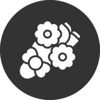 Flower Bouquet Creative Icon Design vector