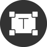 Text Size Creative Icon Design vector