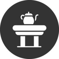 diseño de icono creativo de mesa de café vector