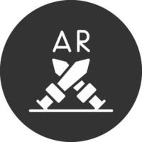 Ar Fighting Creative Icon Design vector