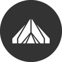 diseño de icono creativo de camping vector