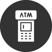 ATM Machine Creative Icon Design vector