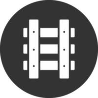 Train Tracks Creative Icon Design vector