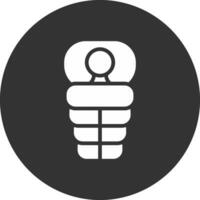 Sleeping Bag Creative Icon Design vector