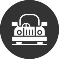 diseño de icono creativo de coche de boda vector