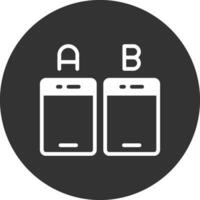 Ab Testing Creative Icon Design vector