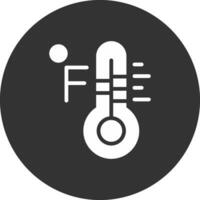Fahrenheit Creative Icon Design vector