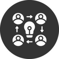 Collaboration Creative Icon Design vector