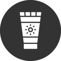 Sunscreen Creative Icon Design vector