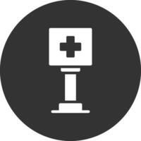 Healthcare Sign Board Creative Icon Design vector