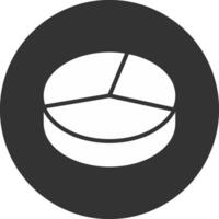 3D Pie Creative Icon Design vector
