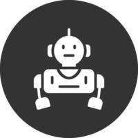 diseño de icono creativo robot vector