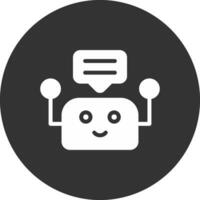 Chatbot Creative Icon Design vector