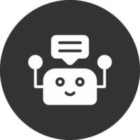 diseño de icono creativo chatbot vector