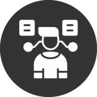 User Predictions Creative Icon Design vector