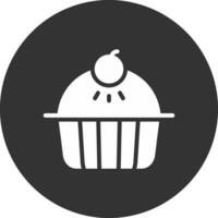 diseño de icono creativo de pastel de manzana vector