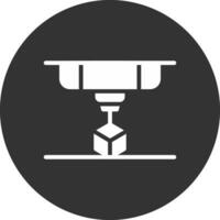 3D Printing Creative Icon Design vector