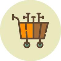 Cart Creative Icon Design vector