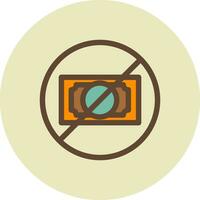 No Money Creative Icon Design vector