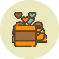 Love Tea Creative Icon Design vector