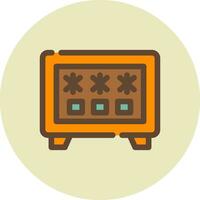 Safe Box Creative Icon Design vector