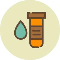 Blood Test Creative Icon Design vector