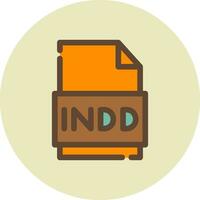 Indd File Creative Icon Design vector