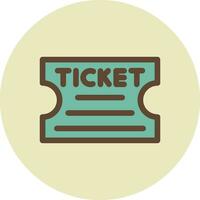 Ticket Creative Icon Design vector
