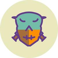 Skull Creative Icon Design vector