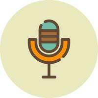 Microphone Creative Icon Design vector