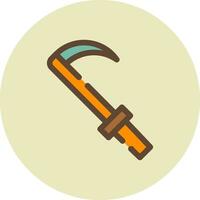 Scythe Creative Icon Design vector