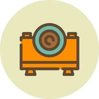 Projector Creative Icon Design vector