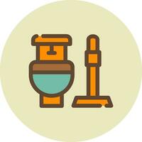 Toilet Creative Icon Design vector