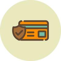 Payment Security Creative Icon Design vector