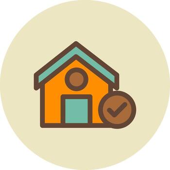 Correct Creative Icon Design vector