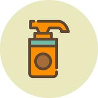 Liquid Soap Creative Icon Design vector