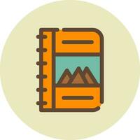 Sketchbook Creative Icon Design vector