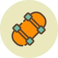 Skateboard Creative Icon Design vector