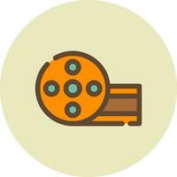 Film Strip Creative Icon Design vector