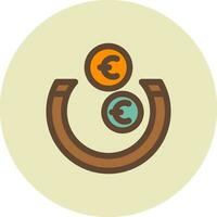 Money Attraction Creative Icon Design vector