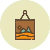 Frame Creative Icon Design vector