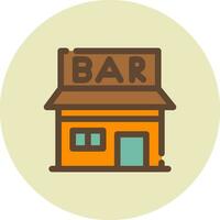 Bar Creative Icon Design vector