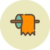 Toilet Paper Creative Icon Design vector