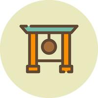 Gong Creative Icon Design vector