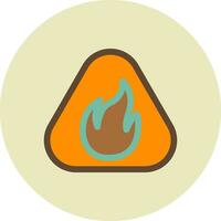 Flame Creative Icon Design vector