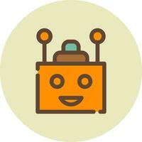 Chatbot Creative Icon Design vector