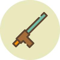 diseño de icono creativo tonfa vector