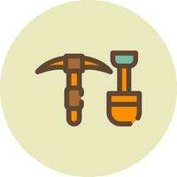 Material Mining Creative Icon Design vector