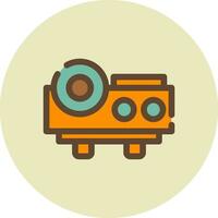 Projector Creative Icon Design vector